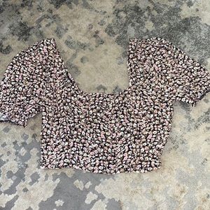 Urban outfitters cropped blouse